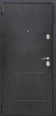 Дверь Тип 8946 А ДП - Букле черный/МДФ 22мм Царга Лиственница
