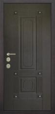 Дверь Тип М712 - черный шелк/МДФ+ковка