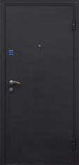 Дверь Тип М709 - черный шелк/МДФ+ковка